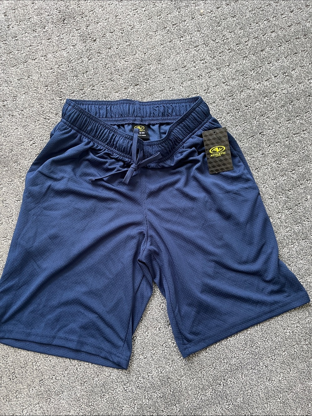 Athletic Works Navy Blue Men's Athletic Shorts